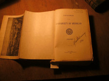Catalogue of the University of