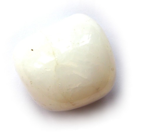 Trommelsteine opal weiß - trommelsteine,