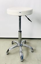 Hocker Rollhocker Arbeitshocker Drehhocker weiß GEPRÜFT