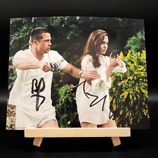 BRAD PITT & ANGELINA JOLIE signed MR. MRS. SMITH Autogramm IN PERSON 20x25 Foto