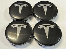 4x 60mm Tesla Logo Auto