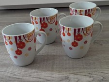 4 Kaffee Tee Tassen Set Motiv
