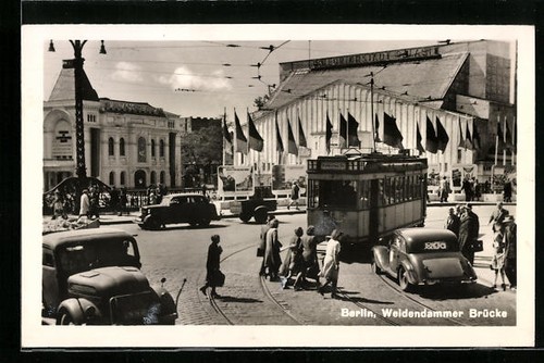 Berlin weidendammer - ak, berlin,