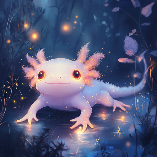 Wandtattoo aufkleber axolotl - wandtattoo,