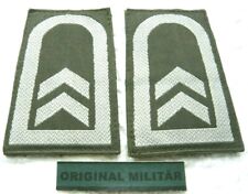 KLETT Rangabzeichen Heer Oberfeldwebel weiß/oliv Bw Schulter Klappen Schlaufen