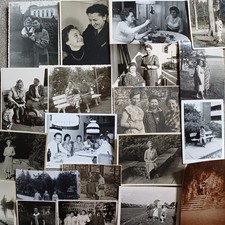 Alte originale s/w Fotos,  50 Fotos von Damen, Paare, Personen 