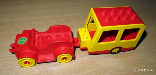Lego duplo auto mit wohnwagen - duplo, wohnwagen-