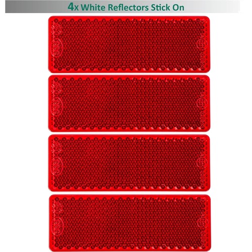 Reflektor selbstklebend rot - selbstklebend,