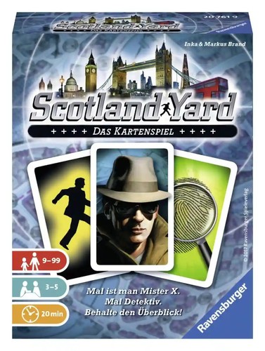 Scotland yard das - yard, kartenspiel