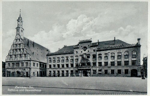 Zwickau sachsen rathaus - zwickau, sachsen,