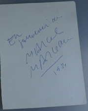 Autogramm Marcel Marceau