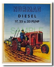 Normag Traktor 50er Jahre