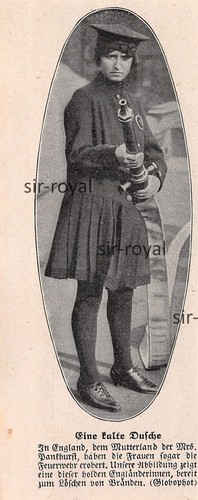 Feuerwehrfrau england - feuerwehrfrau, in
