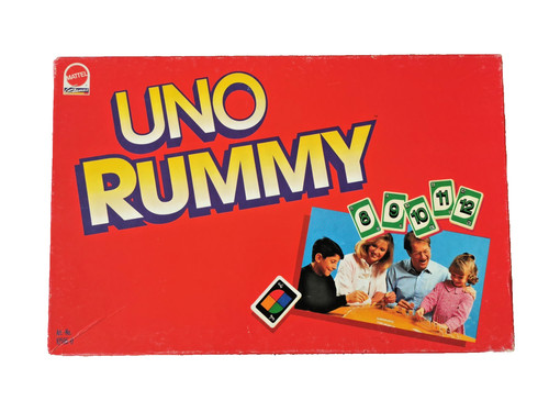 Uno rummy mattel - rummy, mattel,