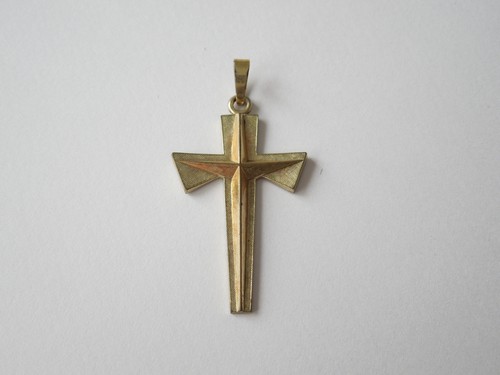 Vintage kreuz anhänger d - anhänger, a*d