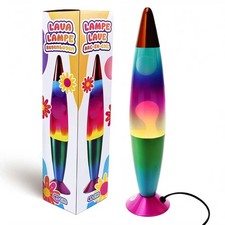 Lavalampe Regenbogen Farben -