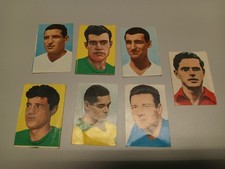 7 ungeklebte Sammelbilder vom"Sicker Verlag" Fußball-Weltmeisterschaft 1966 !