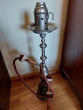 Kristall Shisha mit Golddruck 78 cm Höhe aus Tunesien