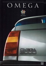 Original Prospekt OPEL OMEGA 3000 - von 03/87
