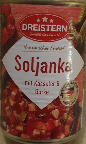 Dreistern soljanka mit kassler - dreistern,
