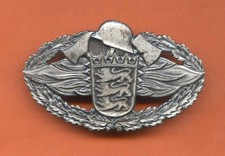BADEN-WÜRTTEMBERG FEUERWEHR - LEISTUNGSABZEICHEN, SILBER. (D624)