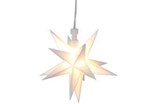 3D Leuchtstern weiss 12 cm mit