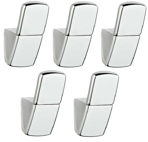 Kleiderhaken verchromt - 5x,