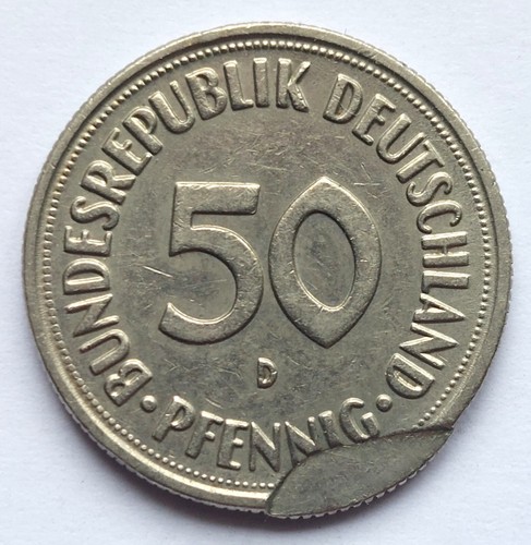 Bund fehlprägung 50 - -,