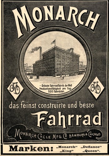 Monarch cycle mfg hamburg - monarch,