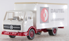 Wiking 1:87 LKW A.S.S alt H0 Mercedes MB 1017 Koffer Dautel Hellbeige GK 436/19A