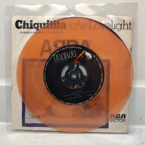 Abba chiquitita orange - 7",