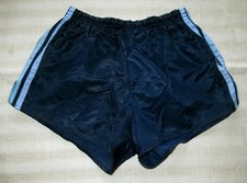 BLAUE SPORTHOSE - GLANZSHORTS