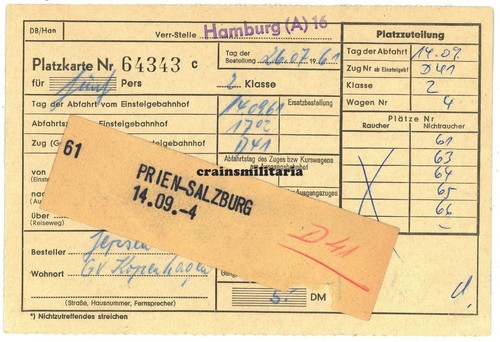 Orig fahrschein fahrkarte - orig.,