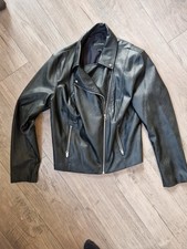 Damen Biker Jacke, Kunstleder