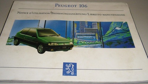 Betriebsanleitung peugeot 106 - peugeot,