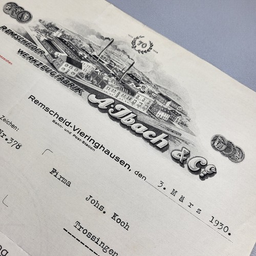 Briefbogen ibach co - a.,