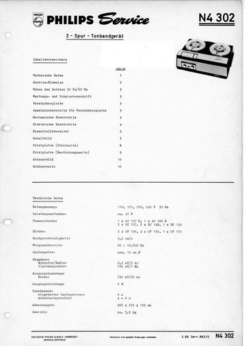 Philips service manual für - philips,