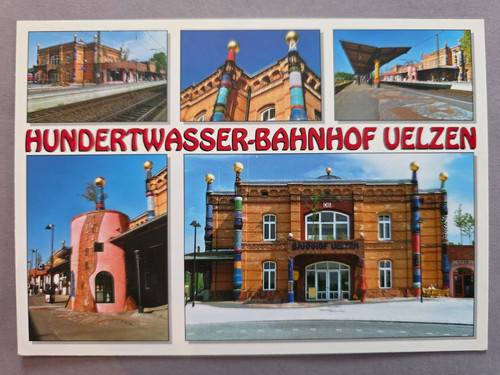 Ansichtskarte hundertwasser - ansichtskarte,