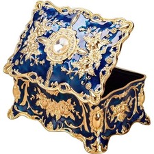 Schmuckkästchen Blau Retro