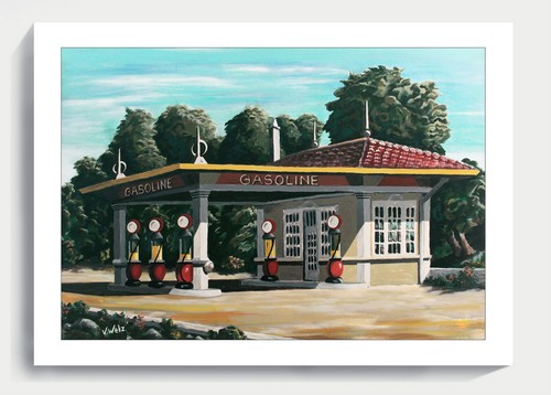 Tankstelle gasoline usa benzin - usa,