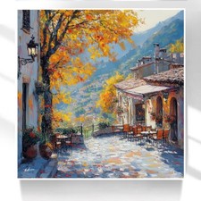 Leinwand bild italien toskana - leinwand,
