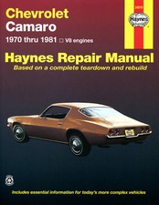 1970 Chevrolet Camaro Repair