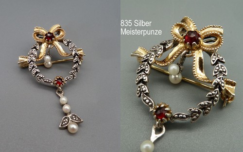 Jaww jugendstil brosche - jaww,