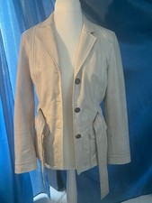 Lederjacke Damen 38 Creme Beige Butterweich 