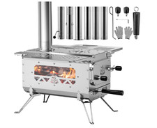 Camping Kaminofen DEERFAMY aus