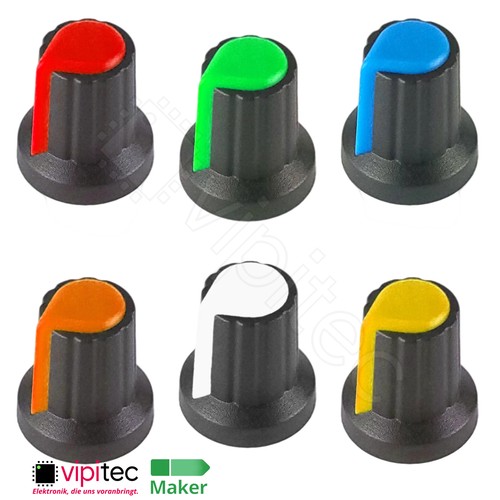 Wh148 drehknopf für 6mm - drehknopf, achse