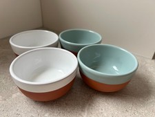 Keramik Schüsseln Schälchen home by Tchibo 4 Stück 10cm Durchmesser