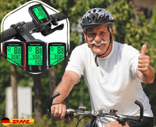 Kabelgebundener Fahrrad-Tacho – LCD-Fahrradcomputer mit Hintergrundbeleuchtung