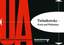 Werberatschlag "TSCHAIKOWSKY - GENIE UND WAHNSINN" EA 1971 Richard Chamberlain