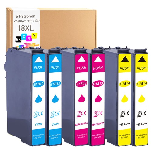 6er sparpack farbig kompatibel - 6er,